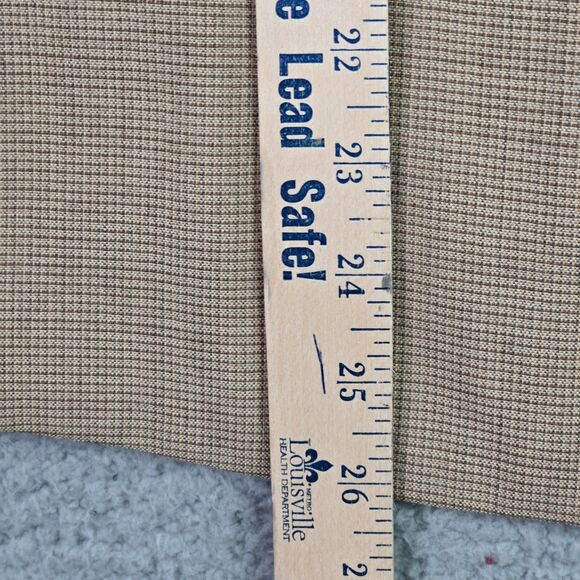 VTG Jones New York Womens Blazer 12 Beige Wool Blend Checkerboard Classic - Picture 10 of 16